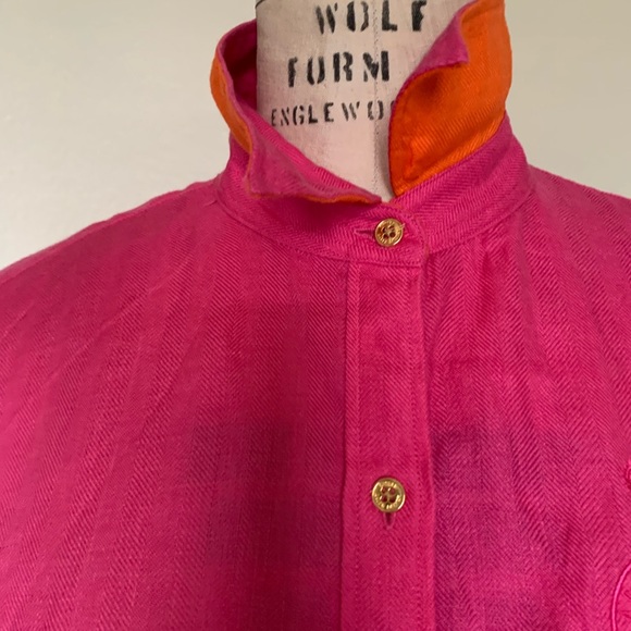 LAUREN RALPH LAUREN LINEN BLOUSE - Picture 9 of 12